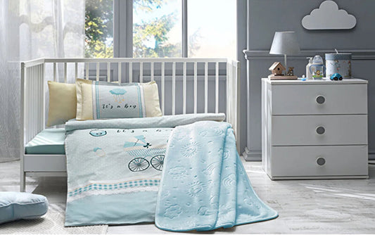 Özdilek Bettdecke Set Blau